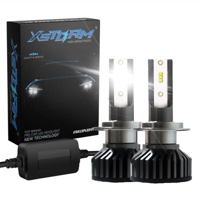 МІНІ АВТОМОБІЛЬНИЙ ЛАМПОЧКИ LED (СВІТЛОДІОД) XSTORM F2 H7 CPS1860 20000LM CAN 100W ПОТУЖНИЙ