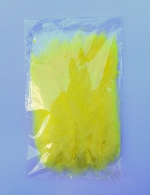 Puch marabuta (substytut) pióra - żółte