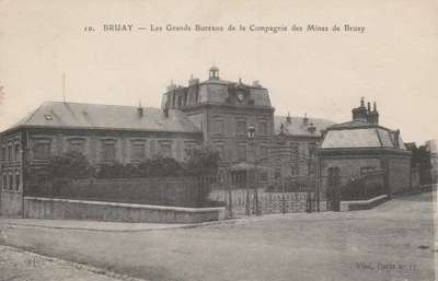 1440.Francja Bruay,Les Grands Bureaux,Przedwojenna Pocztówka