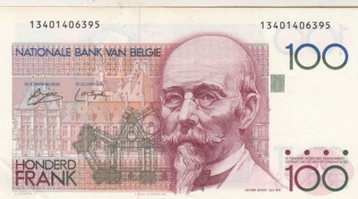 Belgia 100 frankow 1981/82 stan 1-