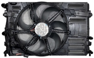 Комплект радиатор + вентилятор skoda scala rapid fabia kamiq 1.0 1.2 tsi tgi фото №1