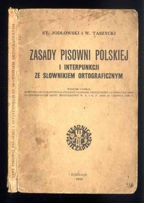 Jodłowski Zasady pisowni polskiej 1945