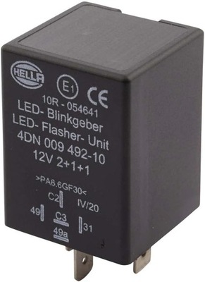 HELLA - LUZ DIRECCIONAL - 12 V - 5-BIEGUNOWY - WTYKOWY - DIODO LUMINOSO LED - Z AGARRADERO  