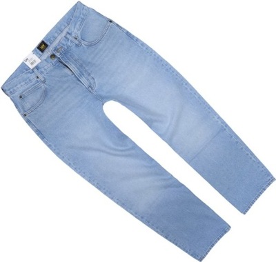 LEE ASHER loose straight TRUE BLUE LIGHT spodnie jeansy W29 L32