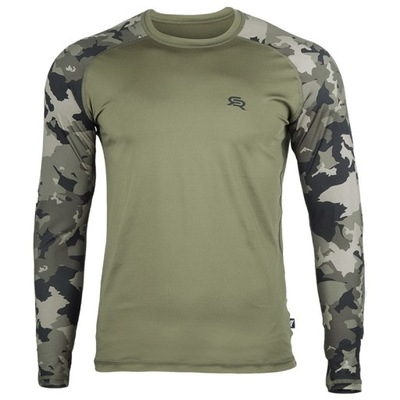 Koszulka termoaktywna Rough Radical Furious Army LS - Khaki/Moro M