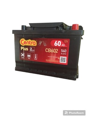 АККУМУЛЯТОР CENTRA PLUS 60AH CB602 540A