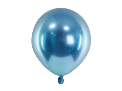 Balony Glossy 12 cm, niebieski