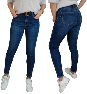 80 Jeansy M.SARA Push Up WYSZCZUPLAJĄCE 42 XL (33 )