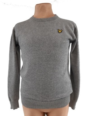 Sweter szary LYLE&SCOTT r 128/134