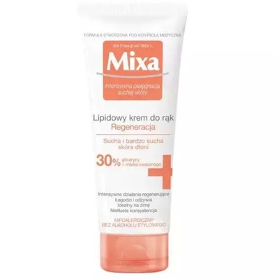 MIXA Lipidowy krem do rąk Regeneracja 100ml