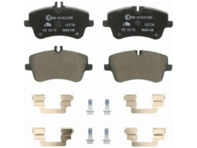 Тормозные колодки перед mercedes slk r171 1.8 04-11 klasa clc cl203 1.6-2.1 08-10 фото №1