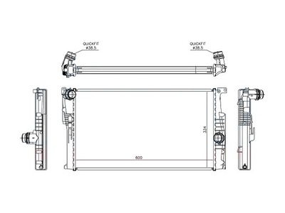 BMW 3 F30 F31 2012 РАДИАТОР 7600520