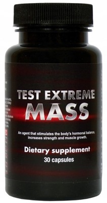 Test Mass Extreme mocny masa siła Testosteron Beta Sitosterol Maca