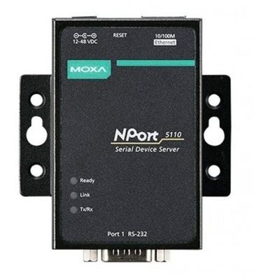 NPort 5110A/EU serwer 1x RS232 na Ethernet 10/100Mbps, niski pobór mocy