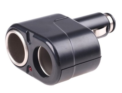 DWÓJNIK ROZDZIELACZ ROZGAŁĘZIACZ NA 2 GNIAZDA ZAPALNICZKI SAMOCHODOWEJ AUTA