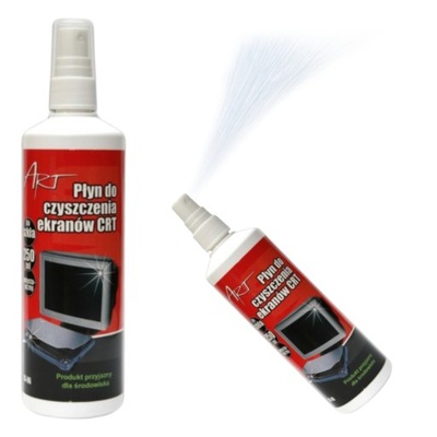 Płyn do czyszczenia ekranów CRT LCD Spray antystatyczny 250ml AS-06 ART