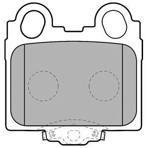 DELPHI КОЛОДКИ ГАЛЬМІВНІ ЗАД LP1510 LP1510