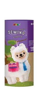 Uszyj brelok do kluczy. Lama