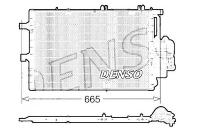 DENSO КОНДЕНСАТОР КОНДИЦИОНЕРА OPEL COMBO COMBO TOUR