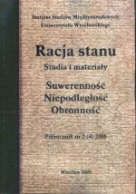 RACJA STANU STUDIA I MATERIAŁY PÓŁROCZNIK nr2 2008