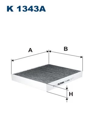 K1343A FILTRO CABINAS DE CARBON  