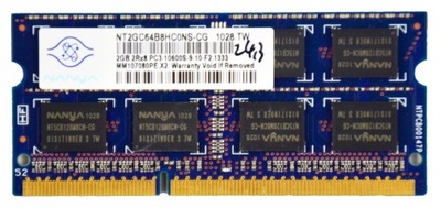 PAMIĘĆ RAM NANYA NT2GC64B8HC0NS DDR3 4GB 2X2GB