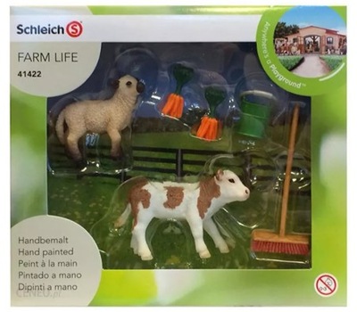 41422 SCHLEICH ZEST. DO SPRZAT.STAJNI Z CIELAKIEM