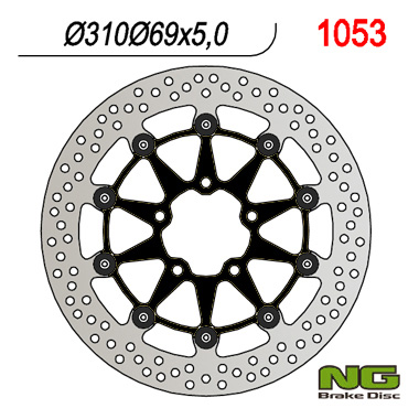 NG ДИСК ТОРМОЗНОЙ ПЕРЕД SUZUKI DL650 '04-'07, SV