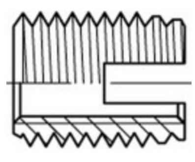 Wkładka gwintowana 159831 M5 10 mm 50 szt.