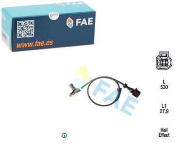 Датчик, швидкість обертова колеса fae 78295 фото №1