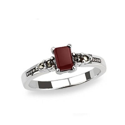 Srebrny pierścionek PDM5940 - Agat