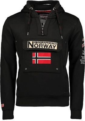 Geographical Norway Bluza męska czarna roz.M