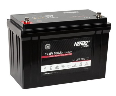 Akumulator Nerbo Lithium N-LFP 100-12 12,8V 100Ah
