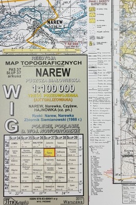 Mapa WIG Narew P37 S37 reedycja