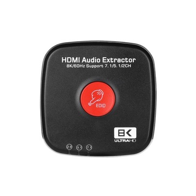 8K HDMI 2.1 ekstraktor Audio 60Hz 7.1CH/5.1CH/2CH