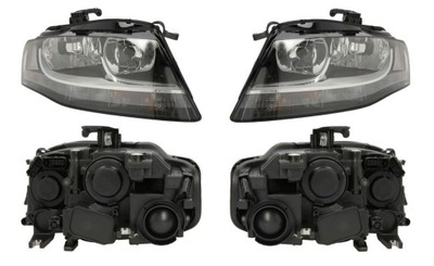 Фара лампа audi a4 s4 b8 07-11 le+pr depo фото №1