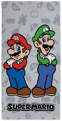 Ręcznik plażowy Super Mario Bros - Mario & Luigi