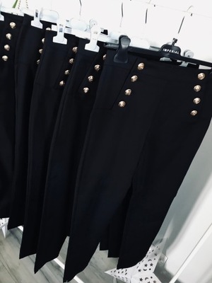 Spodnie czarne cygaretki new collection R.44