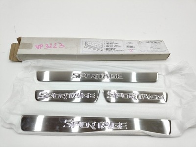 Kia sportage iii накладки порогові накладки комплект фото №1