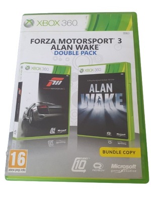 XBOX 360 FORZA MOTORSPORT 3 ALAN WAKE PACK PL X360