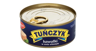 Tuńczyk kawałki w sosie własnym 170 g Graal