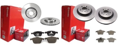 Гальмівні диски гальмівні колодки p+t brembo volvo xc90 i 316mm фото №1