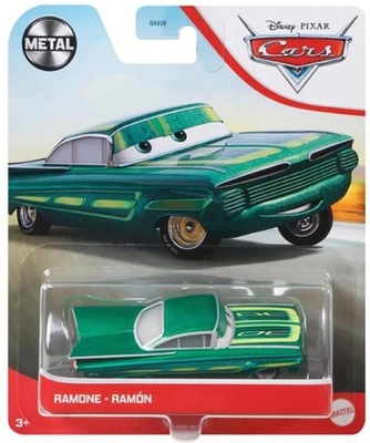 ROMAN RAMONE ZIELONY Green 1:55 Auta Cars Disney Pixar Mattel