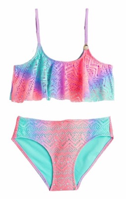 H&M koronkowy kostium bikini 146/152