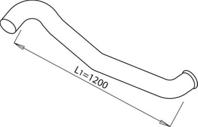 TUBO WYDECH.SCANIA PARTE TRASERA DINEX DIN68671  
