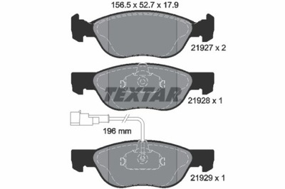 ZAPATAS DE FRENADO FIAT PARTE DELANTERA BRAVO/BRAVA 1,9TD/JTD/1,8B 2192701  