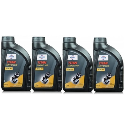 FUCHS TITAN SINTOFLUID 75W80 olej przekładniowy 602072726 4L