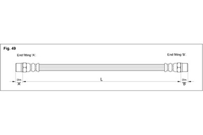 STARLINE CABLE DE FRENADO MERCEDES BUS PARTE DELANTERA  