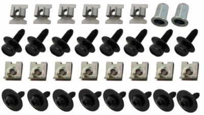 Fiat stilo bravo набор клипсы защита двигателя фото №1