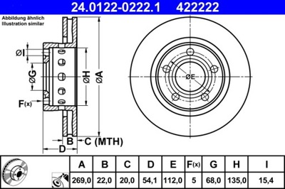 DISKU HAMULC. VW PASSAT 4MOTION 00-05 GAL. 